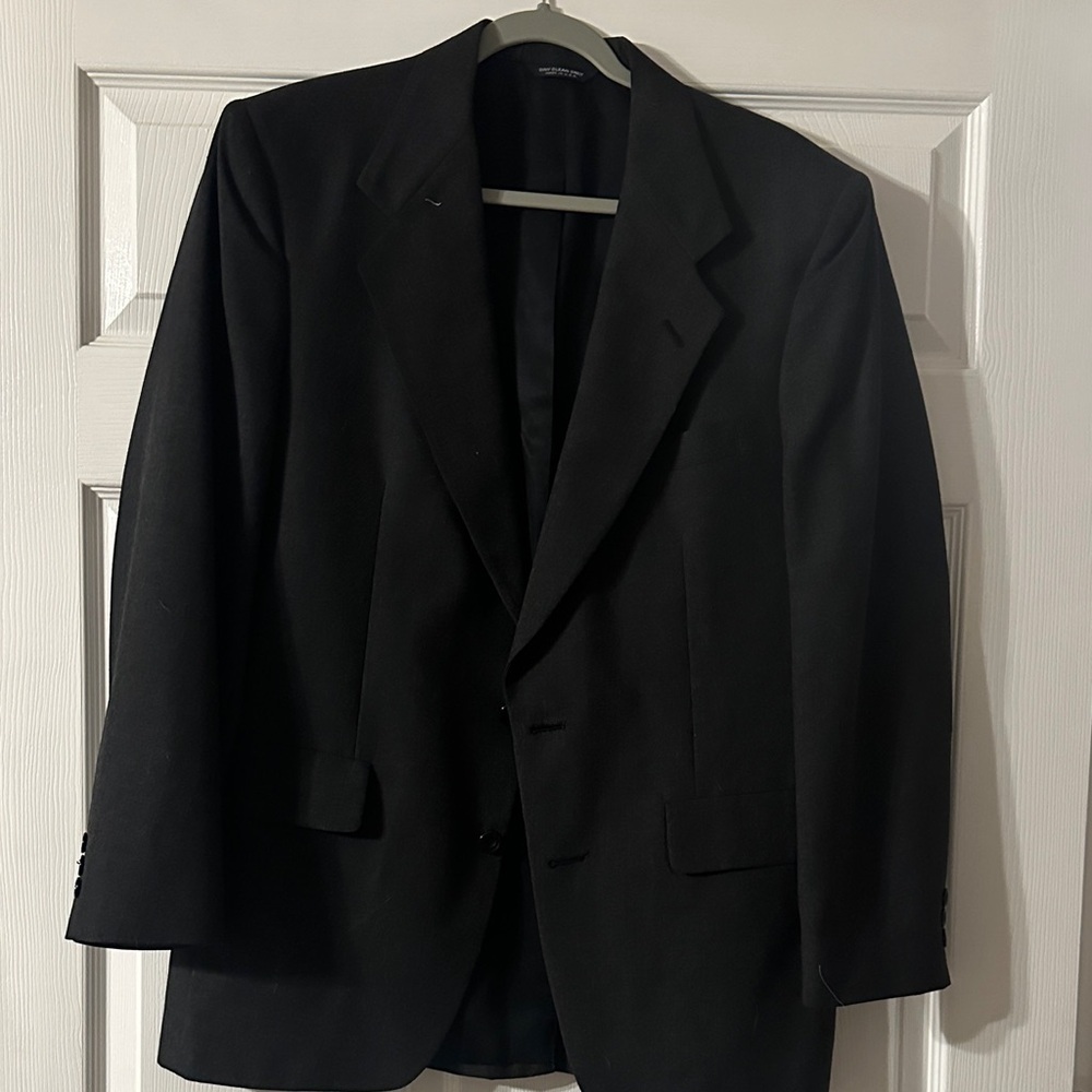 Heisman trophy collection Classic charcoal  Men's Blazer by Kuppenheimer